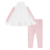 Set giacca da ginnastica e leggings con volant