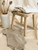 Body incrociato a manica corta, 5 pezzi, beige