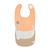 Bavoir bébé scratch abricot gris clair beige lot de 3