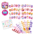 Jeu de bricolage recharge manucure fantaisie jaune/rose