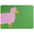 Placemat Schaap Siliva groen