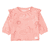 T-shirt peach à motifs