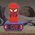 Spider -Man wekker met 3D nachtlicht figuur