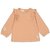 Langarmshirt Follow Your Dreams Pfirsich
