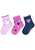 Sterntaler Lot de 3 chaussettes chat rose