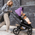 Kinderwagen Fox 5 met reiswieg en zitje Black /Grey Melange