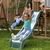 Aire de jeux enfant balançoire toboggan Wilderness Point bois F29600E