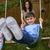 Aire de jeux enfant balançoire toboggan Wilderness Point bois F29600E