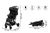 Buggy Styler Elite Schwarz Melange
