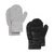 Moufles enfant Grey lot de 2