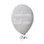 Nordic Coast Company Dekokissen Ballon "welcome little one" grau