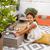 Sandkasten "Flexy Style", warmgrau-lachs