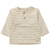 Shirt taupe gestreift