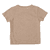 T-Shirt toffee strukturiert