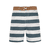 UV-Badeshorts Block Stripes weiß blau