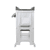 Combi baignoire table à langer Dolphy Gray Mist