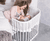 Original Beistellbett weiß mit Matratze Classic Cotton Soft