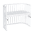 babybay Maxi Beistellbett weiß mit Matratze Classic Cotton Soft