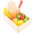 Cageot de fruits enfant à découper bois multicolore