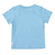 T-shirt azuurblauw