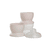Cucharada de leche en polvo, powder rosa
