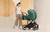 Poussette duo combinée 2en1 PRIME 2 Dark Green
