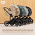 Poussette duo combinée 2en1 PRIME 2 Dark Green