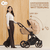 Poussette duo combinée 2en1 PRIME 2 Dark Green