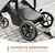 Passeggino combinato PRIME 2 2 in 1 Venezian Black