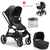 baby jogger Kinderwagen City Sights Rich Black inkl. Babywanne und Wetterschutz