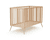 Lit à barreaux ONLY Scandicraft hêtre/acier 60x120 cm