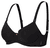 Vadderad amningsbehå Cotton Melange Black