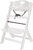 Krzesełko do karmienia w zestawie z leżaczkiem Newborn Family White / Grey