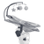 Krzesełko do karmienia w zestawie z leżaczkiem Newborn Family White / Grey