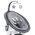 Krzesełko do karmienia w zestawie z leżaczkiem Newborn Family White / Grey
