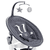 Krzesełko do karmienia w zestawie z leżaczkiem Newborn Family White / Grey