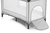 Matelas pour lit parapluie blanc/gris 60x120 cm