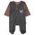 Strampler+Shirt dark anthrazit melange