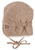Fliegermütze Feincord beige