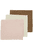 Panni in mussola per ruttini confezione da 3 pezzi Uni Off white / Sand /Toffee