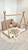 Lettino montessori a forma di tenda - skjuly 70 x 140 cm bianco