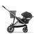 Kinderwagen Gazelle S Dove Soho Grey inclusief autostoel en adapter