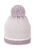 Gorro de punto con pompones crudo