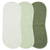 Spucktücher XL 3er Pack Offwhite/Soft Green/Forest Green