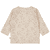 Shirt cream gemêleerd patroon