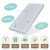 Materasso lettino neonato 70 x 140 cm con rivestimento lavabile bianco senza lenzuola