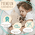 Materasso lettino neonato 70 x 140 cm con rivestimento lavabile bianco senza lenzuola