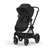 Carro de bebé combi 3 en 1 Eos Lux con silla portabebés Aton B2 Black Moon Black