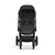 3 in 1 reiswandelwagen Eos Lux inclusief baby-autostoeltje Aton B2 Black Moon Black