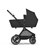 3 in 1 reiswandelwagen Eos Lux inclusief baby-autostoeltje Aton B2 Black Moon Black